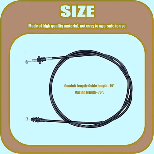 Vista 2 de Cable selector de velocidad 946 04655A compatible con MTD 2010-2017, Troy-Bilt, Yard Machines, Yard-Man, Bolens, Cub Cadet, Craftsman cortacésped