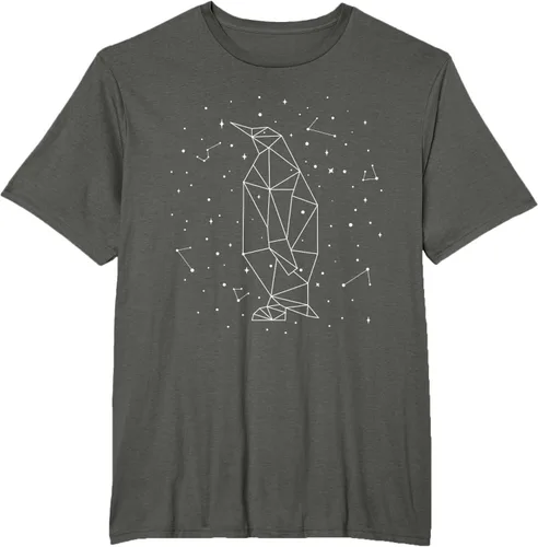 Vista 8 de Sternbild Penguin Constellation Emperor Sea Bird Penguin Camiseta Negro