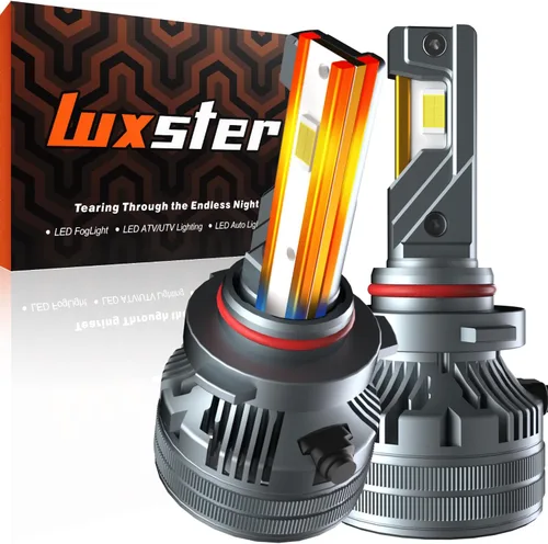 Vista 10 de LUXSTER Bombillas LED H1 Punisher, adaptadores H1 incluidos, 40,000LM ultra brillantes, instalación Plug-N-Play, bombillas para luces antiniebla