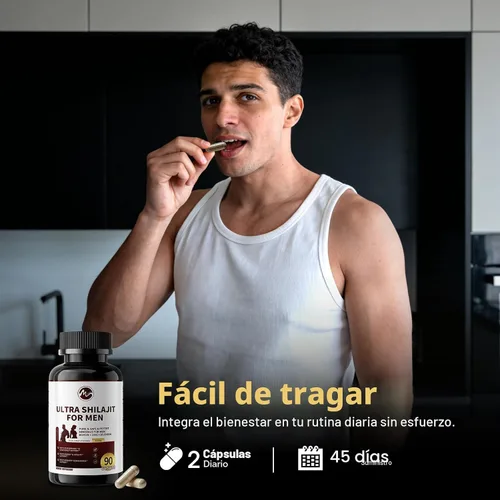 Vista 6 de Shilajit para hombres, refuerzo de prueba 10 en 1 para hombres – Potenciador de resistencia, vitalidad y fuerza, suplemento de mejora masculina