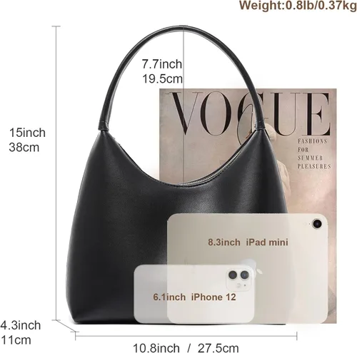 Vista 6 de MELOLILA Bolsos hobo pequeños para mujer, bolso hobo para mujer