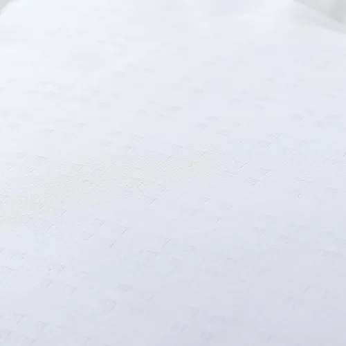 Vista 6 de Firefly - Almohadas de cama de plumón de ganso blanco y plumas blancas para dormir, funda 100% algodón, firme para posiciones para dormir, plumón