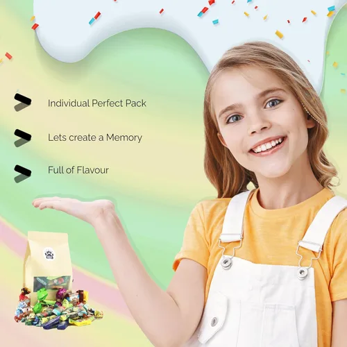 Vista 6 de SECRETS OF SIBERIA - EXCLUSIVO Polonia Surtido Party Mix Candies – Caja Variedad de Famosas Obleas de Chocolate Polaco Caramelo y Jelly Candy Mix