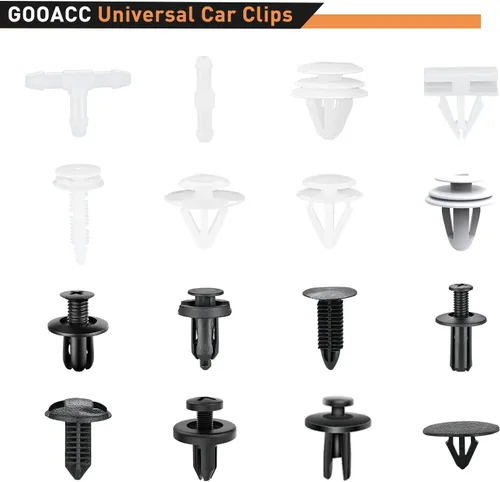 Vista 3 de GOOACC 1001 piezas de remaches universales para automóviles, juego de clips de retención para parachoques, guardabarros, panel de puerta, protector
