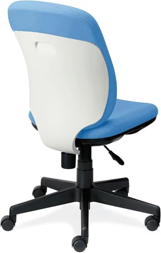 Vista 22 de Plus Silla de oficina Presea respaldo bajo Shell blanco sin codos rosa KC-K56SL PK 697835