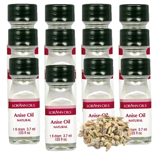 Vista 8 de LorAnn Aceite de anís Super Strength Sabor natural, 1 botella de dram (0.0125 fl oz - 0.1 fl oz) - Paquete de 3