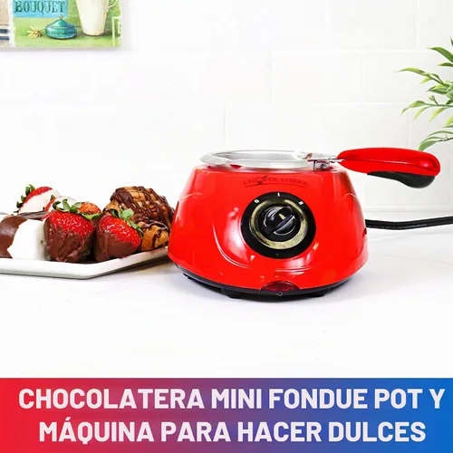 Vista 5 de Total Chef Chocolatiere - Derretidor eléctrico con kit de accesorios de 32 piezas para derretir chocolate y dulces, 8.8 oz (250 g), olla de fondue