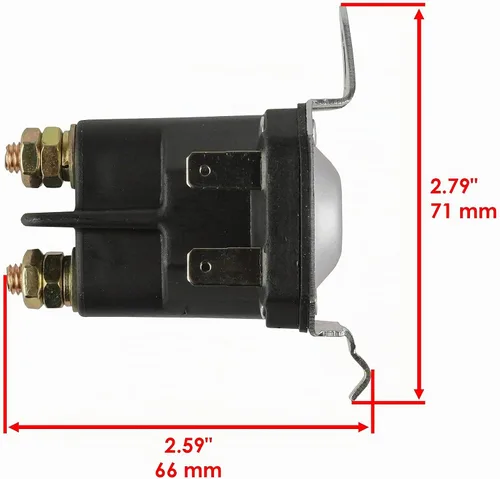Vista 3 de Caltric Motor de arranque y solenoide compatible con Husqvarna YTH2242 YTH2348 YTH22V42 YTH22V46