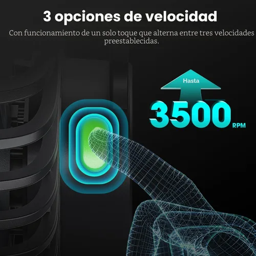 Vista 3 de VIVOSUN AeroWave D4 - Ventilador de clip para tienda de campaña con gancho