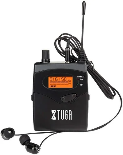 Vista 7 de XTUGA RW2080 inalámbrico en el sistema de monitor del oído, 2 Bodypacks UHF
