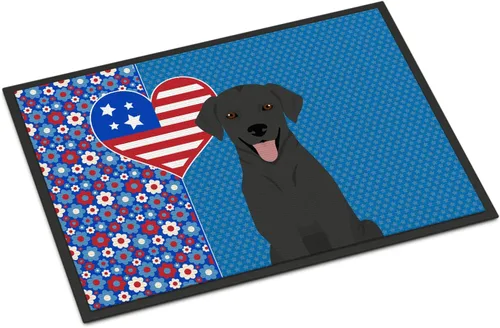 Vista 46 de Caroline's Treasures WDK5119JMAT Airedale Terrier USA - Tapete para interiores o exteriores, 24 x 36 pulgadas, tapete para puerta delantera