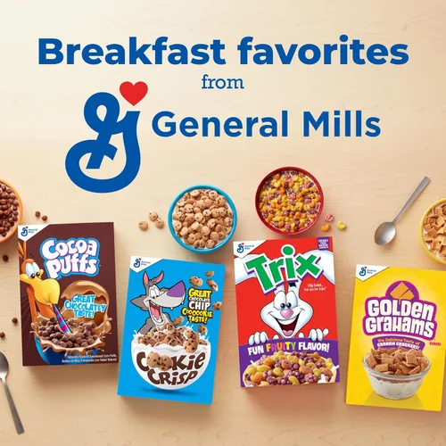Vista 10 de Cocoa Puffs, cereales para el desayuno con sabor a chocolate, fabricados con grano entero, 10.4 oz
