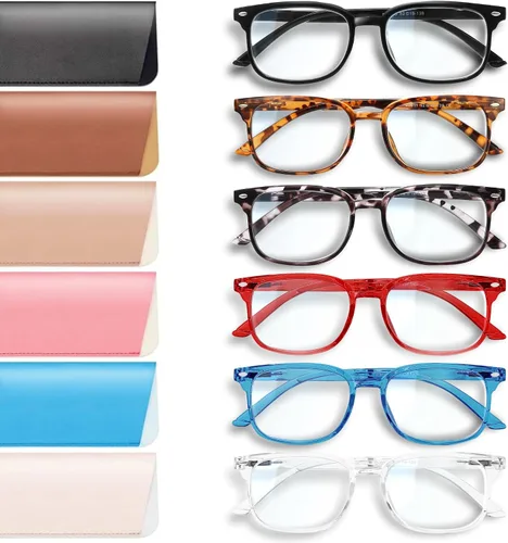 Vista 10 de NOVIVON Reading Glasses for Women, Reading glasses men, Blue Light Blocking Readers, Computer eye glasses, Cheaters
