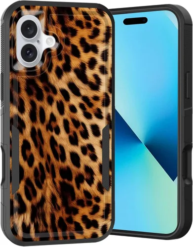 Vista 269 de Funda para iPhone Air, doble capa híbrida resistente resistente a prueba de golpes de policarbonato duro + funda protectora de silicona suave