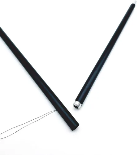 Vista 4 de sumrica Varita de aluminio para bailar de mago mágico Trucos de magia en varita de aire, truco flotante equilibrado de levitación de bastón, truco