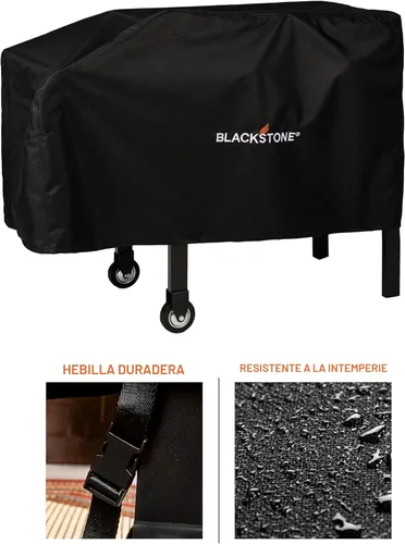 Vista 4 de Blackstone 1529 22" y 28" Cubierta de parrilla de un solo estante, poliéster 600D, negro