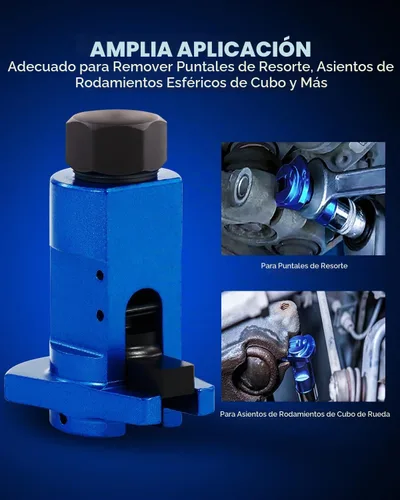 Vista 3 de Herramienta de esparcidor de puntales Orion Motor Tech, herramienta de esparcidor de suspensión universal con enchufe de transmisión de 3/8