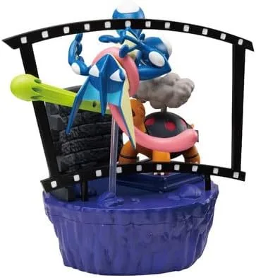 Vista 3 de Diorama Figura Greninja Pokemon Midnight Agent The Cinema