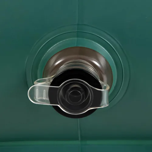 Vista 6 de Bañera inflable con bomba de aire eléctrica y soporte para tazas, bañera inflable portátil verde oscuro para interiores o exteriores, baño