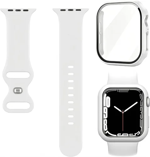 Vista 2 de Funda protectora y correa compatibles con Apple Watch iWatch Series