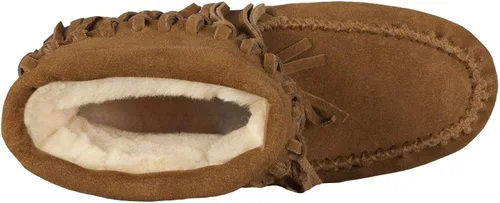 Vista 5 de Cloud Nine Botas de mocasín con flecos de piel de oveja para mujer