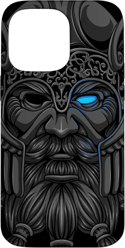 Vista 21 de Allfather Odin - Raven God - Norse Viking God in Asgard Case for iPhone 17