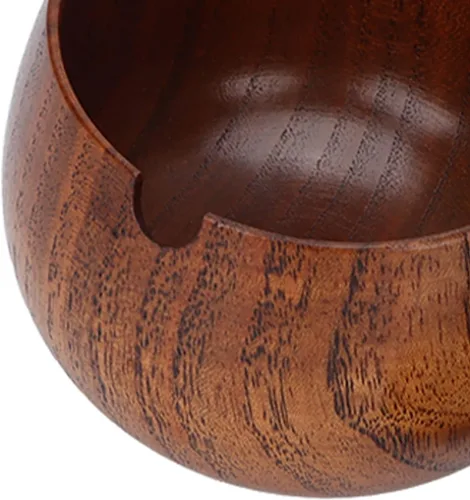 Vista 4 de GLOGLOW Wood Jar, Sour Jujube Wood Seasoning Box for Sauces for Kitchen (Large lacquer)