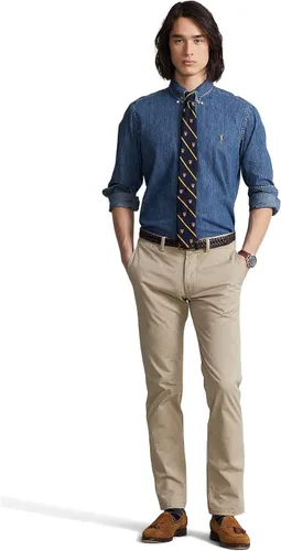 Vista 4 de Polo Ralph Lauren Camisa deportiva de mezclilla de ajuste estándar para hombre