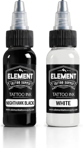 Vista 29 de Element Tattoo Supply - Tinta negra para tatuaje, 8 onzas, tinta negra Negro