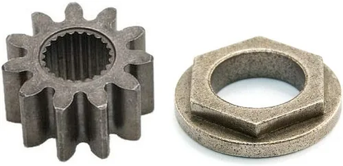 Vista 3 de 717-1554 Engranaje de piñón del eje de dirección y buje para MTD Cub Cadet 941-0656A 917-1554 741-0656A, se adapta a Cub Cadet LT1042 LT1045 LT1046