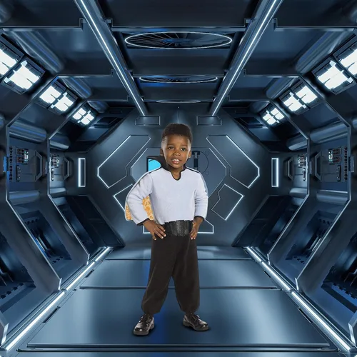 Vista 2 de STAR WARS - Disfraces infantiles clásicos de Lando Carissin