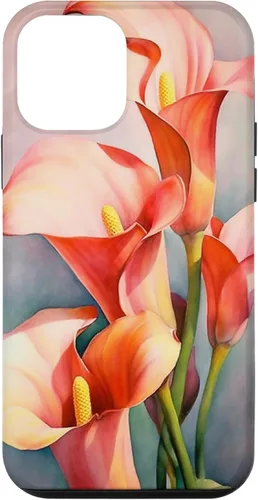 Vista 16 de Calla Lilies Flower Floral Watercolor Case for iPhone 17
