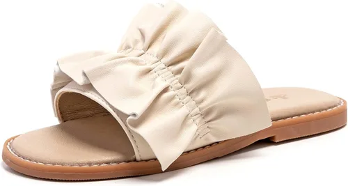 Vista 36 de THEE BRON Lindas pantuflas para niñas, sandalias elegantes para niños pequeños y niños