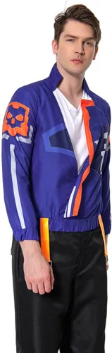 Vista 2 de Disfraz de Yoru para adultos, chaqueta de cosplay, traje de Halloween