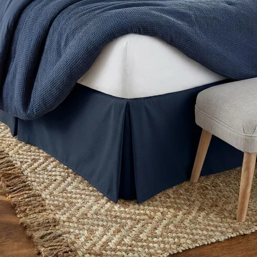 Vista 7 de Falda de cama Linen Market - Microfibra ultra suave - Ajuste fácil con caída a medida de 14 pulgadas - Calidad de hotel, resistente al encogimiento
