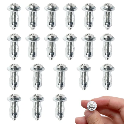 Vista 7 de Anclajes de Pared Huecos con Tornillos de Servicio Pesado, Pernos Molly de Acero al Carbono Galvanizado en Zinc Anclajes de Pared para Paneles