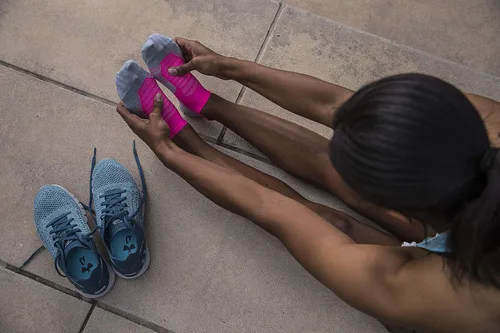 Vista 6 de Under Armour Calcetines para adultos para correr 2 pares