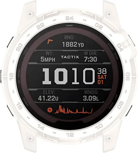 Vista 8 de FitTurn Compatible con Garmin Enduro 2/Tactix 7 Watch Bumper Case Series Funda resistente para Garmin Enduro 2/Tactix 7 Cubierta protectora duradera