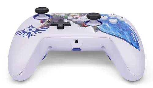 Vista 8 de PowerA Enhanced Wired Controller for Nintendo Switch - Master Sword Attack Zelda Link