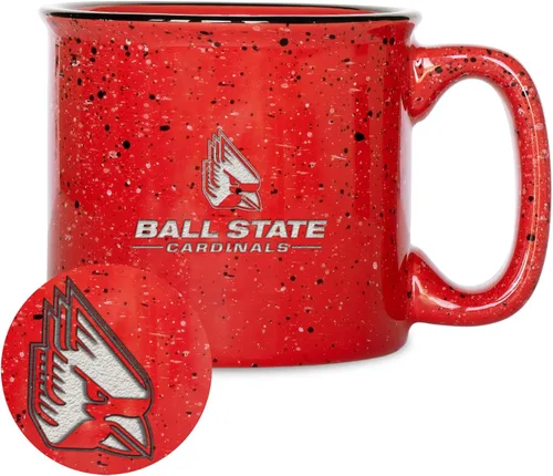 Vista 13 de Rico Industries NCAA Speckle 12oz Laser Engraved Campfire Mug
