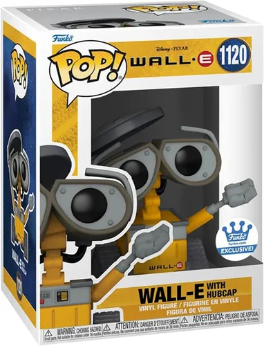 Vista 2 de WALL-E Funko POP Figura de vinilo Exclusivo WALL-E con tapacubos