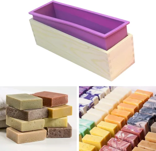 Vista 7 de Voulosimi - Moldes para tartas de madera con cortador ondulado y corte recto