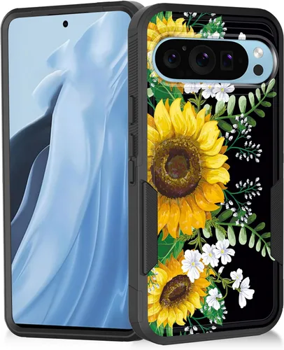 Vista 114 de Funda para Pixel 7a, resistente de doble capa híbrida de policarbonato duro de goma suave a prueba de golpes para Google Pixel 7A 6.1 pulgadas