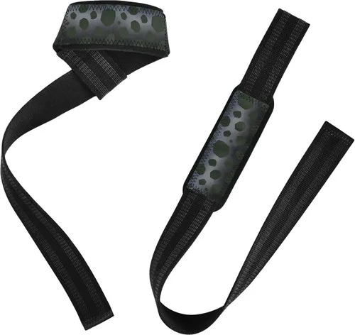 Vista 2 de Dark Gradient Color Abstract Lifting Straps 26" Anti Slip Gym Workout Straps for Weightlifting, Bodybuilding, Powerlifting & Deadlift