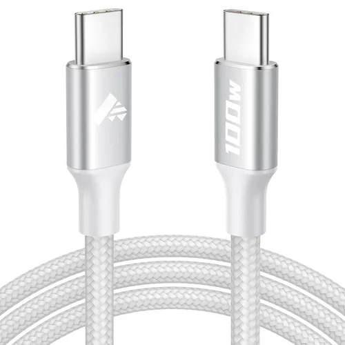 Vista 8 de Aioneus Cable USB C a USB C de 60 W, 6 pies, cable C a C, cable de carga rápida para iPhone17, cargador USB tipo C, cable de carga trenzado USBC a
