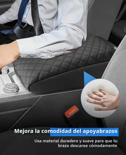 Vista 4 de INTGET Funda para consola central Volkswagen/VW Atlas 2025 2024, funda de cojín para reposabrazos, cubierta de consola central, protector de tapa