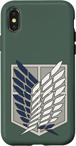 Vista 5 de Attack on Titan Funda protectora del regimiento de exploradores de la temporada 4 para iPhone 17