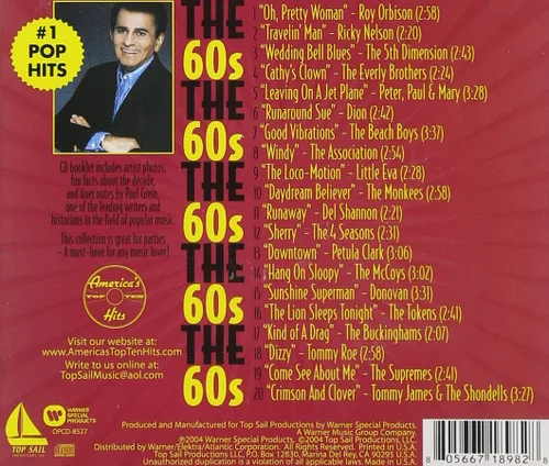 Vista 2 de Casey Kasem Presents America Top Ten Hits The 60s 1 Pop Hits