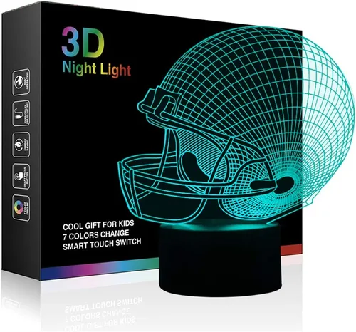 Vista 9 de Lámparas nocturnas 3D de ilusiones ópticas, T1-3deng-lanqiu01, 0.50watts, 5.00 volts
