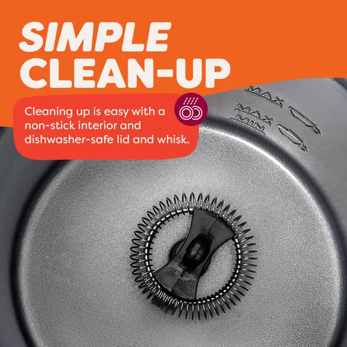 Vista 9 de Espumador de leche Instant Pot, vaporizador eléctrico 4 en 1, fabricante de espuma caliente y fría automática de 10 oz/295 ml y calentador de leche